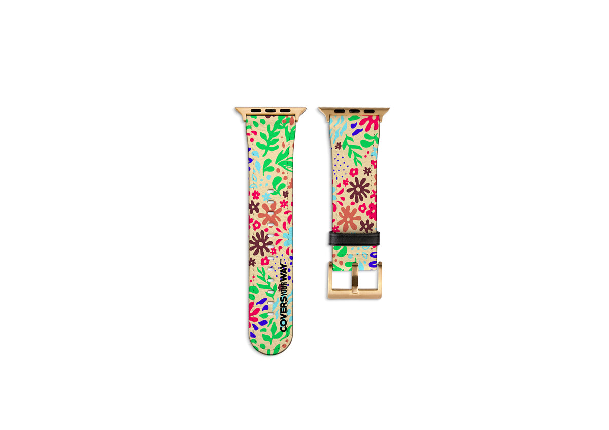 Pa' lante y con BUENAS VIBRAS Apple Watch Strap