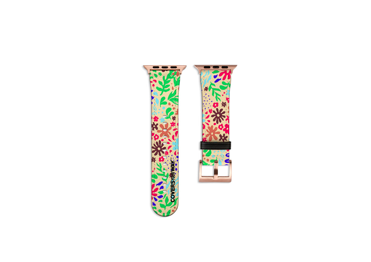 Pa' lante y con BUENAS VIBRAS Apple Watch Strap