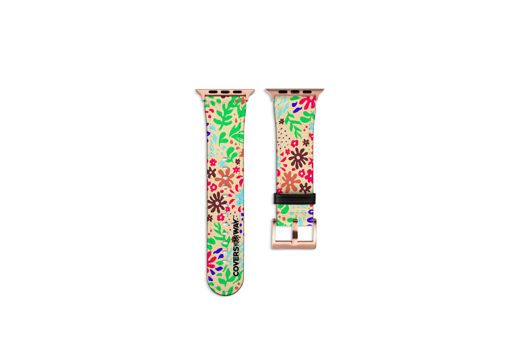 Pa' lante y con BUENAS VIBRAS Apple Watch Strap