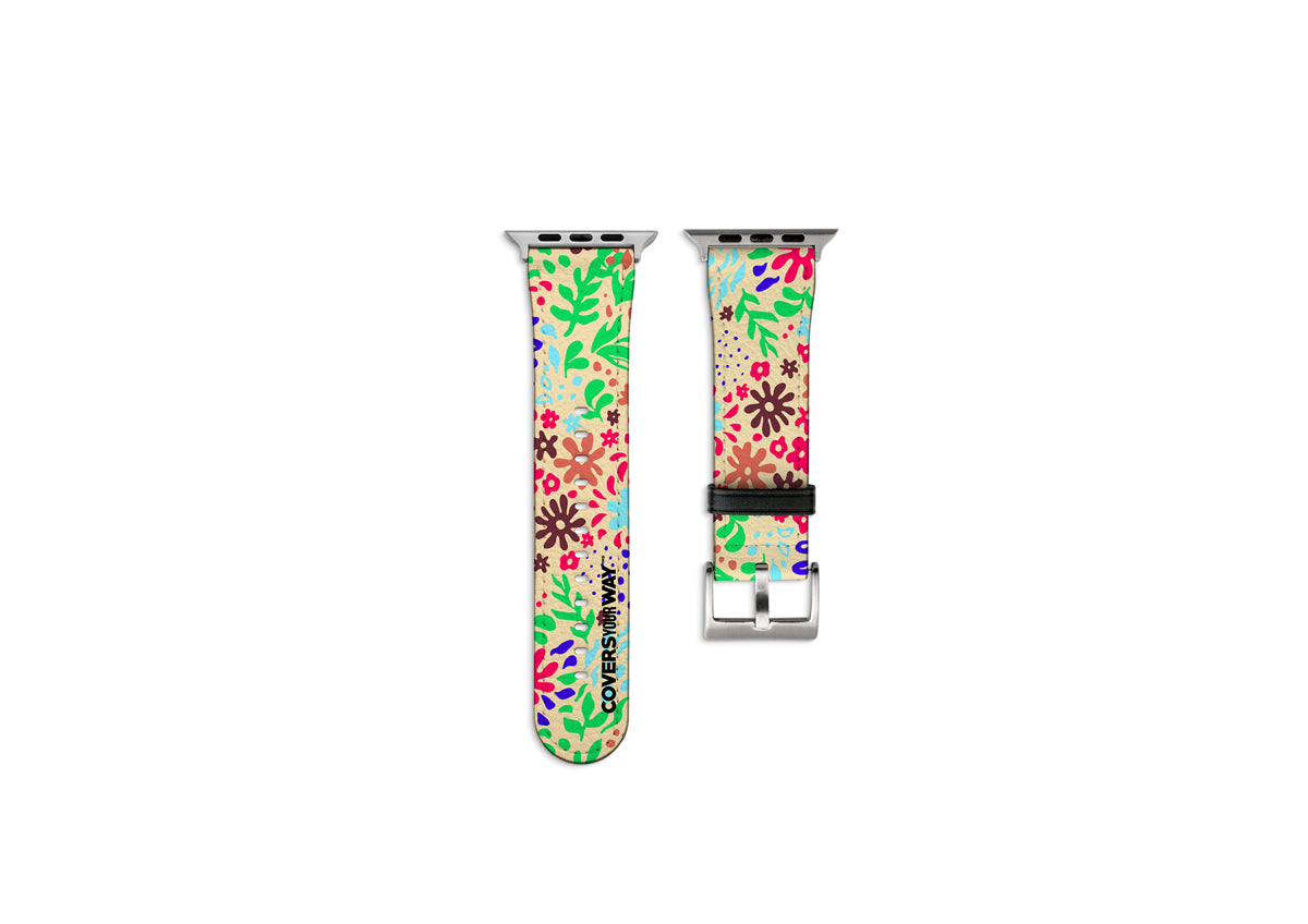 Pa' lante y con BUENAS VIBRAS Apple Watch Strap