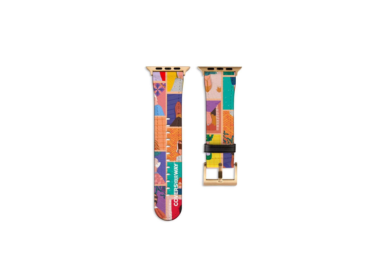VIVE, INSPIRA, Deja HUELLA Apple Watch Strap