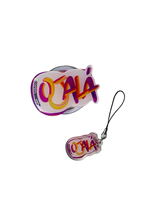 Ojalá Phone Charm + Magnetic Phone Grip Gift Bundle
