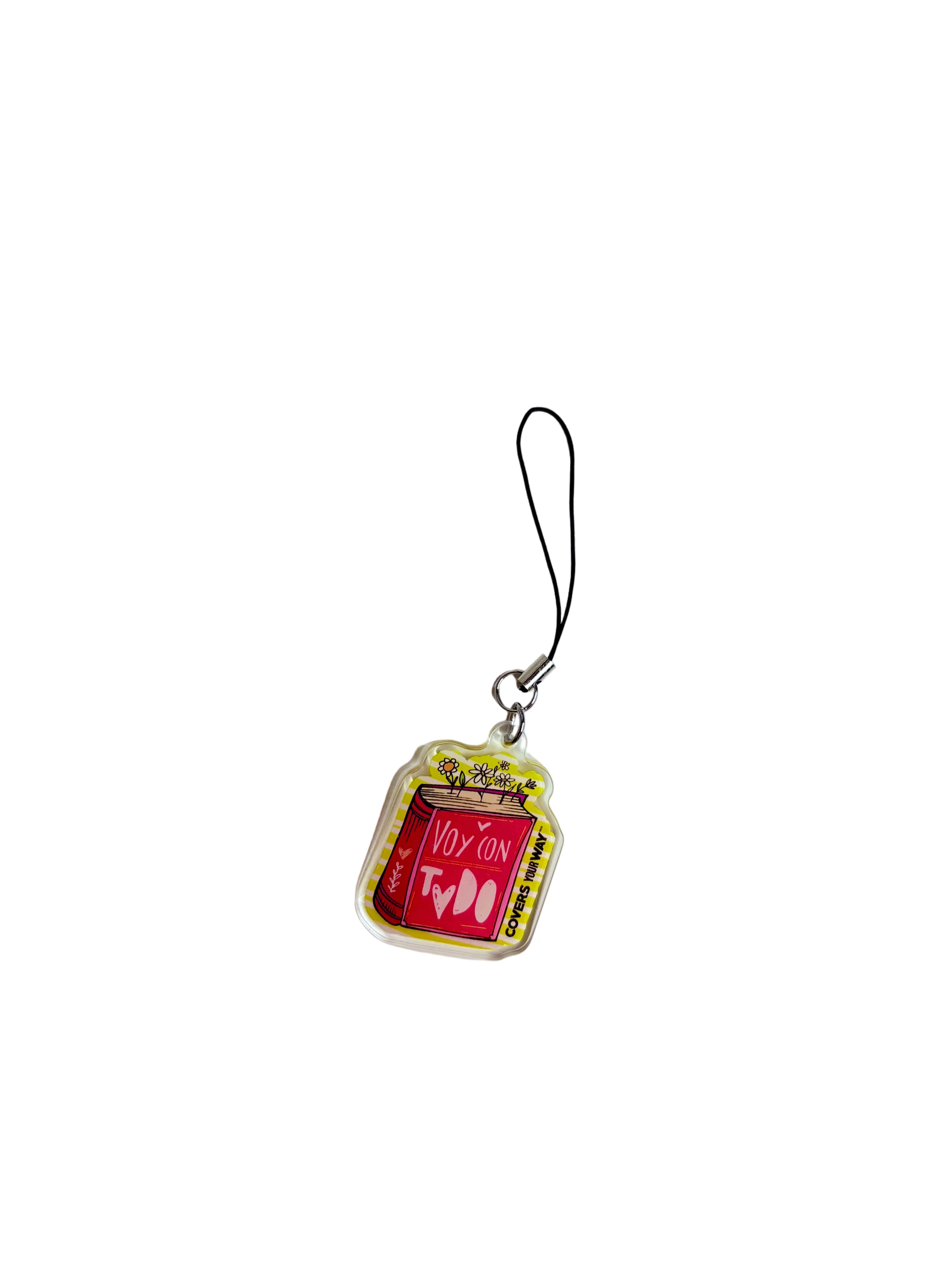 VOY CON TODO Phone Charm