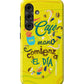 Café en mano Samsung Galaxy