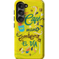 Café en mano Samsung Galaxy