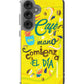 Café en mano Samsung Galaxy