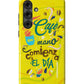 Café en mano Samsung Galaxy