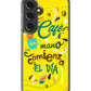 Café en mano Samsung Galaxy