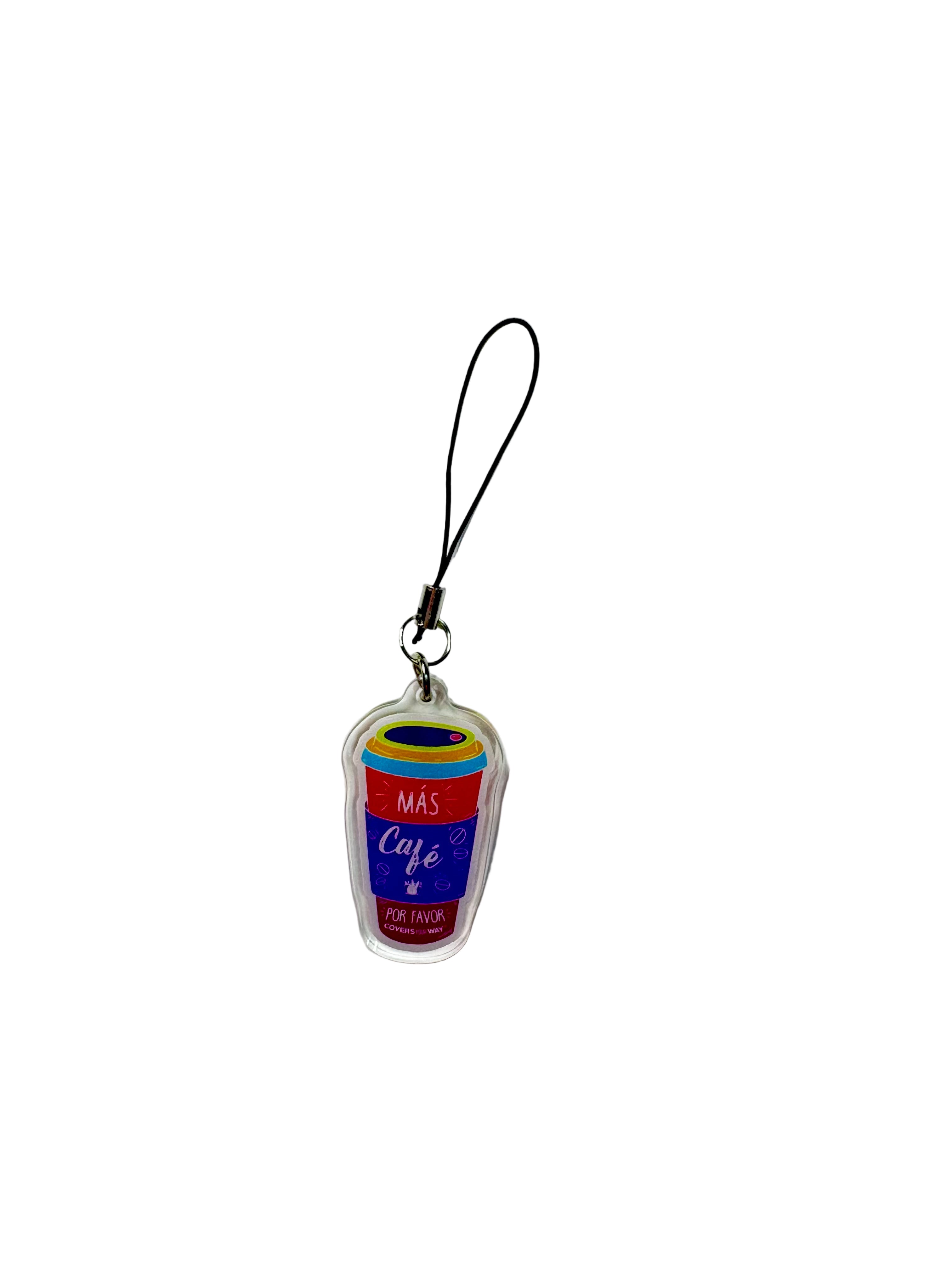 Más café POR FAVOR Phone Charm