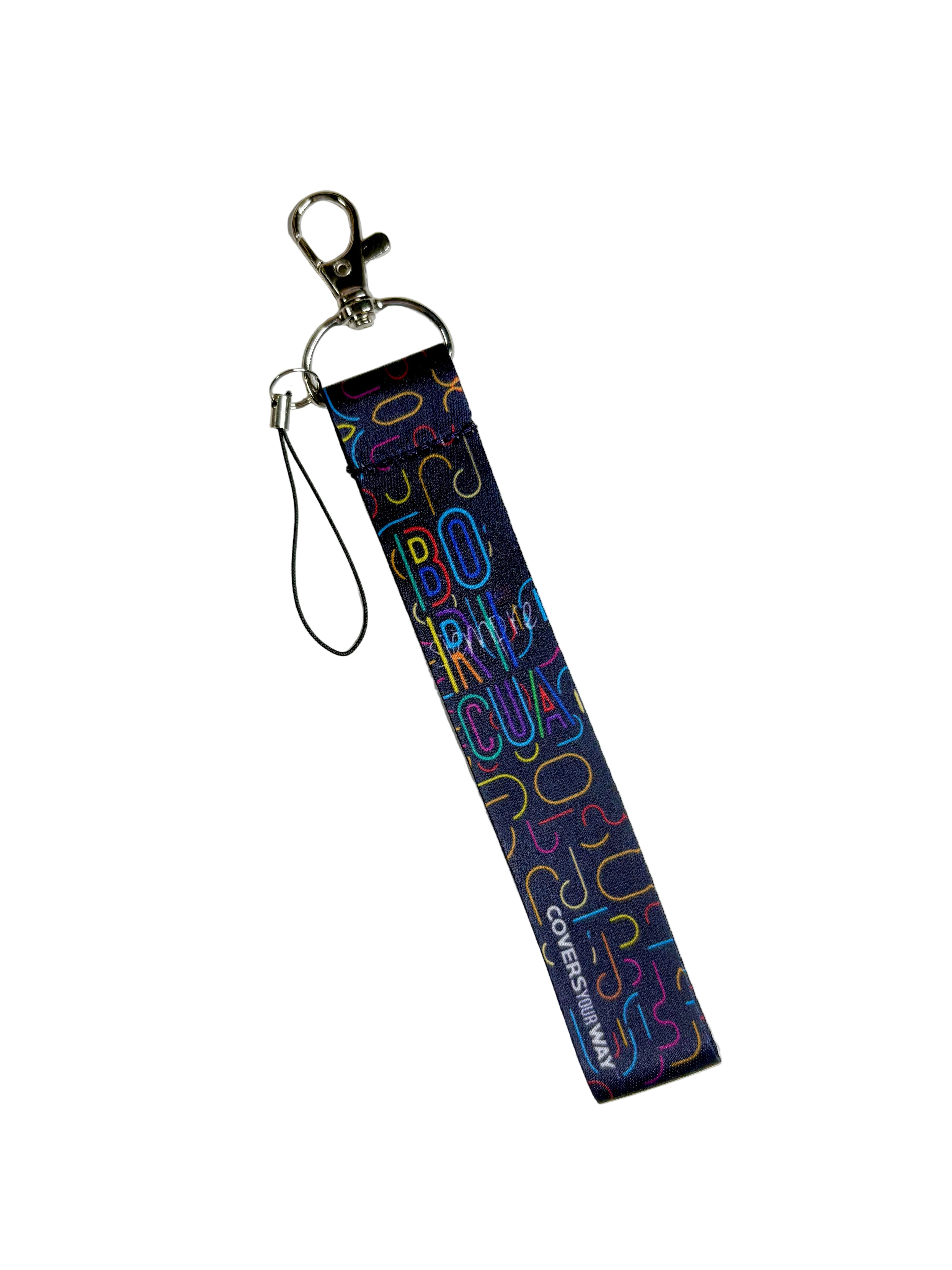 Siempre BORICUA  Phone Lanyard