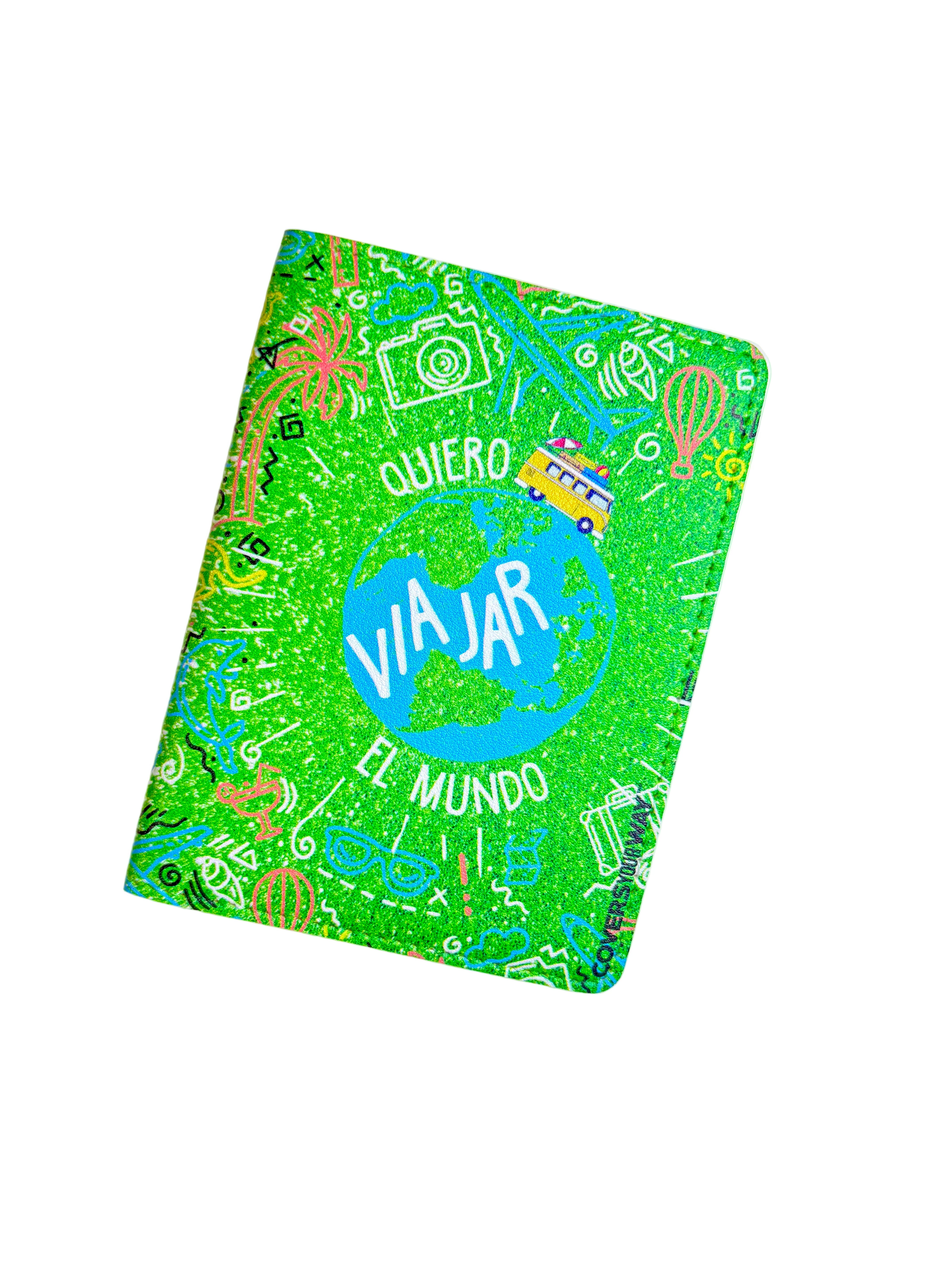 Quiero viajar el mundo Passport Cover
