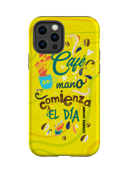 Café en mano